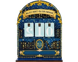 Houten Boekenteller voor Lezen Dit Jaar, Leestracker voor Boekenliefhebbers, Decoratie voor Thuis, Bibliotheek en Kantoor