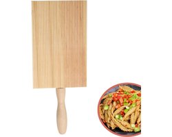 Houten Bord voor Gnocchi, Spaghetti en Macaroni - Pasta Stempel Maker en Snijder - Keukengereedschap en Accessoires voor Zelfgemaakte Pasta - Thuis en Restaurant Keuken