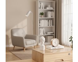 Houten Bureau Organizer met Afsluitbare Laden – Multifunctionele A4 Documenten Organizer & Ladebox – Desk Storage Organizer voor Thuis & Kantoor – Massief Hout – Privacy Slot & Ruimtebesparend Design – Industrialhome