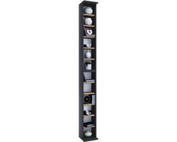 Houten CD DVD standaard Opbergrek Boekenplank Decoratieve plank Bigol