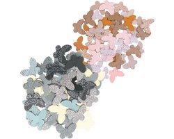 Houten Decoratie Vlinders om mee te Knutselen - Vlindertjes van Hout - Kaarten Maken - Knutselen Meisjes - Knutselen Volwassenen - Scrapbook Decoratie - Houten Bloemetjes - Hobby & Creatief - Knutsel Vlinders - Decoratievlinders - Lente en Zomer