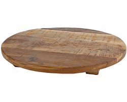 Houten Dienblad 30x30x3.5 cm Naturel