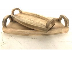Houten dienblad, set van 2  - Modern