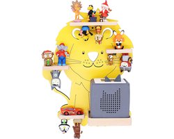Houten dieren leeuw kinderen plank Toniebox figuren wandplank Tonies muziekdoos