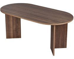 Houten eettafel "Sablin" 180 x 90 x 75 cm - Notelaar