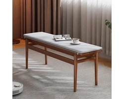 Houten Eettafelbank - Keukenbank Schoenenbank - Zitruimte Creëren - Stevige Constructie - 100cm Lengte - Bruin