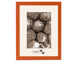 Houten Fotolijst Anitra Oranje - 50x60 - Helder glas - 18 mm breed profiel - Goodlife Picture Frames