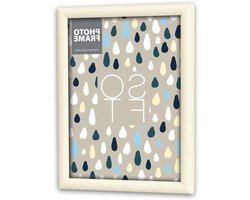 Houten Fotolijst - Lijst Hout Beige - Foto's Tonen - Mat Beige Afwerking - 20 x 30 cm - Soft Cream