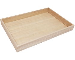 Houten Frame recht 30,6x20,5x3,2cm 30,6x20,5x3,2cm paulownia (05-24)