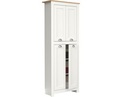 Houten gangkast Multifunctionele kast Gangkast Garderobekast Badkamermeubel Kast Balusa