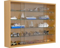 Houten glazen opknoping vitrinekast Muur vitrinekast Collectible decoratieve verzamelaar vitrinekast Drivalo L