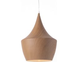 Houten Hanglamp Scandinavische Stijl Ø24 cm Woonkamer Verlichting