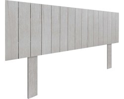 Houten Hoofdbord - Bed Decoratie - Slaapkamer Aankleden - Gerecycled Materiaal - 150 cm - Wit