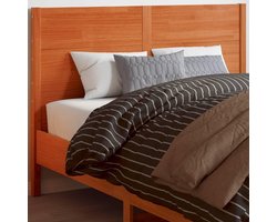 Houten Hoofdbord - Bed Decoratie - Slaapkamer Styling - Massief Grenenhout - 180 cm Breed - Gewaxte Afwerking