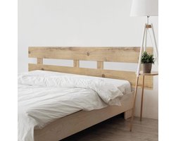 Houten Hoofdbord - Bedombouw - Slaapkamer Decoratie - Gerecycled Materiaal - 180cm Breed - Cambrian