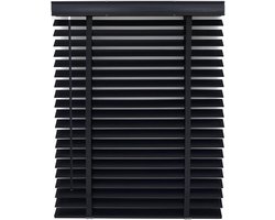 Houten Jaloezieën - Venster Decoratie - Licht en Privacy - Koordloze Bediening - Op Maat 45-225cm - Natuurlijk Hout