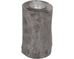 Houten kaarsenhouder -Kaarsenstandaard - Rustiek en modern design - Geschikt voor theelichten en stompkaarsen - Handgemaakt van duurzaam hout - Natuurlijke uitstraling voor woonkamer en slaapkamer - Perfect voor sfeervolle verlichting - Donker