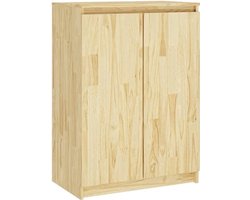 Houten Kasten – Opbergkast – Dressoir – Wandkast – Ladekast – Massief Grenenhout – 180 x 36 x 84 cm – Set Van 3 Stuks
