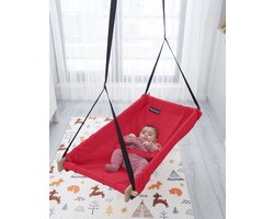 Houten Kinder Hangmat – Plafond Hangende Hangmat Schommel Rood