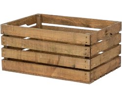 Houten Kist - Groot, Bruin / Opbergkist / Geschenkverpakking / Gift / Kado