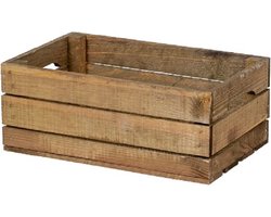 Houten Kist - Klein, Bruin / Opbergkist / Geschenkverpakking / Gift / Kado