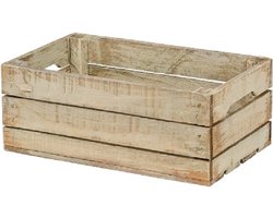 Houten Kist - Klein, Old Look / Opbergkist / Geschenkverpakking / Gift / Kado
