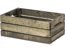 Houten Kist - Klein, Zwart / Opbergkist / Geschenkverpakking / Gift / Kado