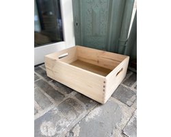 Houten kist-krat maat M / opberger / box / boekenkrat