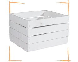 Houten Kisten - Opbergkisten Decoratiekisten - Meubels Bouwen - Vintage Stijl - 50 x 40 x 30 cm - Zwart
