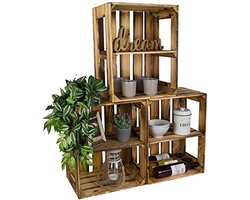 Houten Kisten Set van 3 - Perfect voor Decoratie en Opberging
