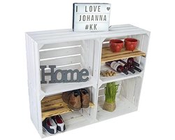 Houten Kisten Set van 4 - Perfect als Scheidingswand of Plank