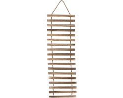 Houten Klimplant Rek - Wandrek Plantenbak - Planten Ondersteunen - Anticorrosief Hout - Maat L - Multicolor
