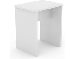 Houten kruk kubus voetensteun bijzettafel Esal