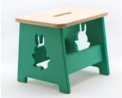 Houten kruk voor kinderen - Kinderkruk - Opstapje - Groen - Nijntje