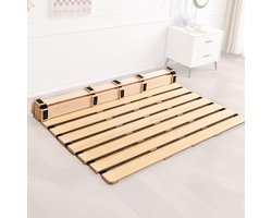 Houten Lattenbodem - Bed Bodem - Betere Slaap - Zware Stevigheid - 80x200cm - Natuurlijk Hout