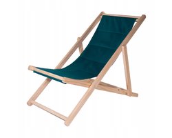 Houten Ligstoel Grijs - Comfortabel en Opvouwbaar voor Tuin & Strand