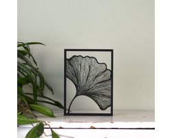 Houten lijstje – Floating Frames – Gingko blad