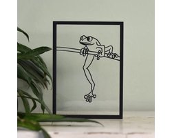 Houten lijstje – Floating Frames – Kikker
