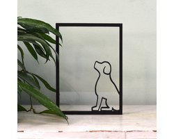 Houten Lijstje - Floating Frames - Trouwe hond