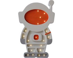 Houten Nachtlampje Astronaut – Magische LED Sfeerverlichting met Dimmer en Timer - Perfect voor Baby's en Peuters - Wandlamp voor in de Slaapkamer en Kinderkamer