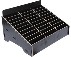 Houten Opbergkast voor 30 Mobiele Telefoons - Klaslokaal & Kantoor Organizer