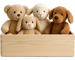 Houten opbergkist 30 x 20 x 14 cm. Herinneringskist-speelgoedkist-gereedschapskist-opberger-knutselkist. Onbehandeld. – Stapelbaar Houten Kistje voor DIY, Cadeau of Decoratie – SandD-art