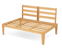 Houten palletbank - Acaciahout buitenbank - Tuinmeubel - Stevige en Duurzame Loungebank voor Tuin of Balkon