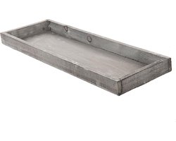 Houten Plateau Langwerpig - Grijs