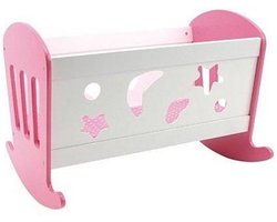 Houten Poppen Schommelbedje