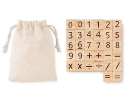 Houten Rekenspel - Keersommen Oefenen - Leren Rekenen - Montessori - Groep 4 - Educatief Speelgoed - Telspel Reken Speelgoed - Oefenen met Vermenigvuldigen - Oefensommen - Houten Speelgoed - Cognitieve Ontwikkeling - Telstel Hout