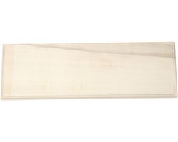 Houten Schild - DIY Hout Schild - 10x30x1 cm - Home Deco - 1 Stuk