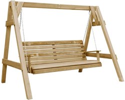 Houten Schommelbank voor Tuin en Buiten - Weerbestendige Zitbank