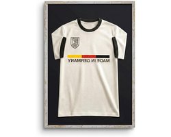 Houten Shirtlijst - Display Frame - Textiel Presenteren - Diepte-effect Ruimte - 50x70 cm - Antiek Zilver
