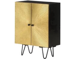 Houten Sideboard – Dressoir – Opbergkast – Buffettafel – Wandmeubel – Massief Mangohout – Compact 55x30x75 cm – Modern Klassiek Design